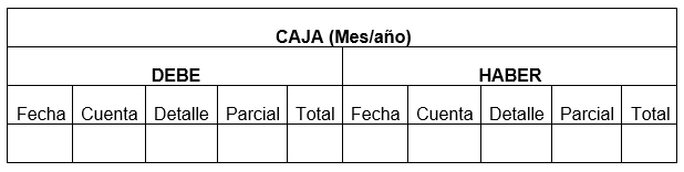 Libro de caja