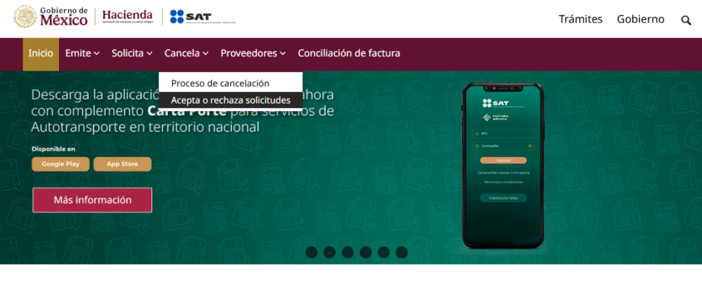 descarga masiva facturas