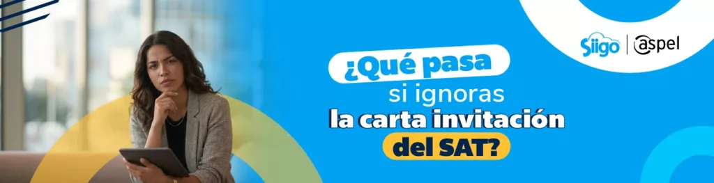ignorar carta invitación del SAT